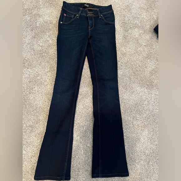 Hudson Beth Baby Boot Jeans Dark Blue Flare Leg - Picture 3 of 4